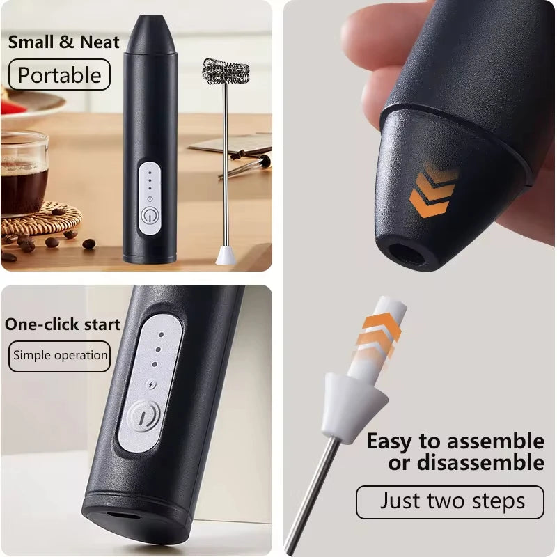 Mule Electric Milk Frother Mini Whisk - HANDHELD WHISK