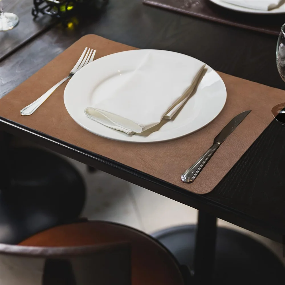 Faux Leather Placemats Set - CUOIO