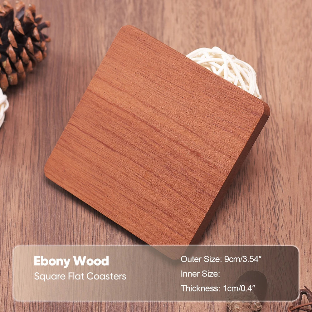1PCS Solid Wood Coaster