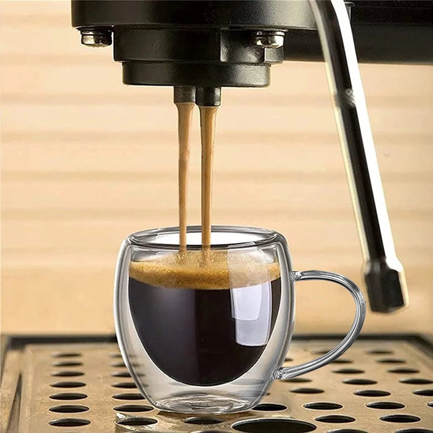 Double Glass Coffee Mugs - GLASS MUG