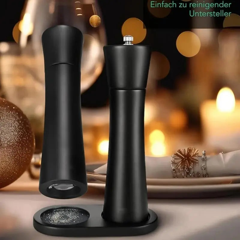 Wood Salt And Pepper Grinder Set - SLEEK