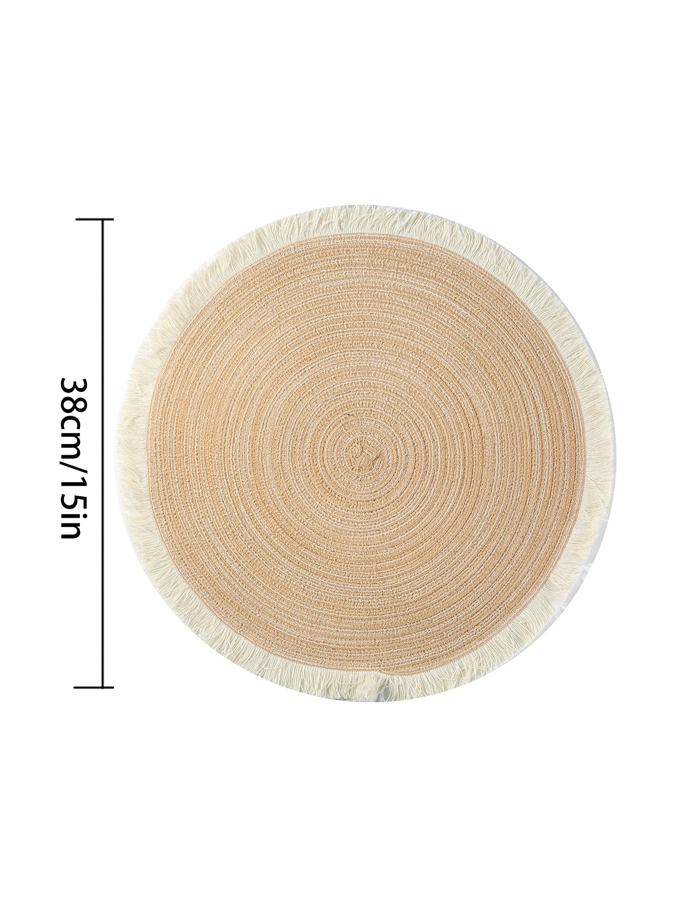 Set of 4 Fringe Woven Placemats - FRANGIA