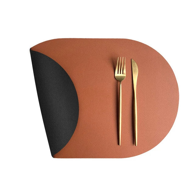 Oval Reversible Faux Leather Placemats - OVALE