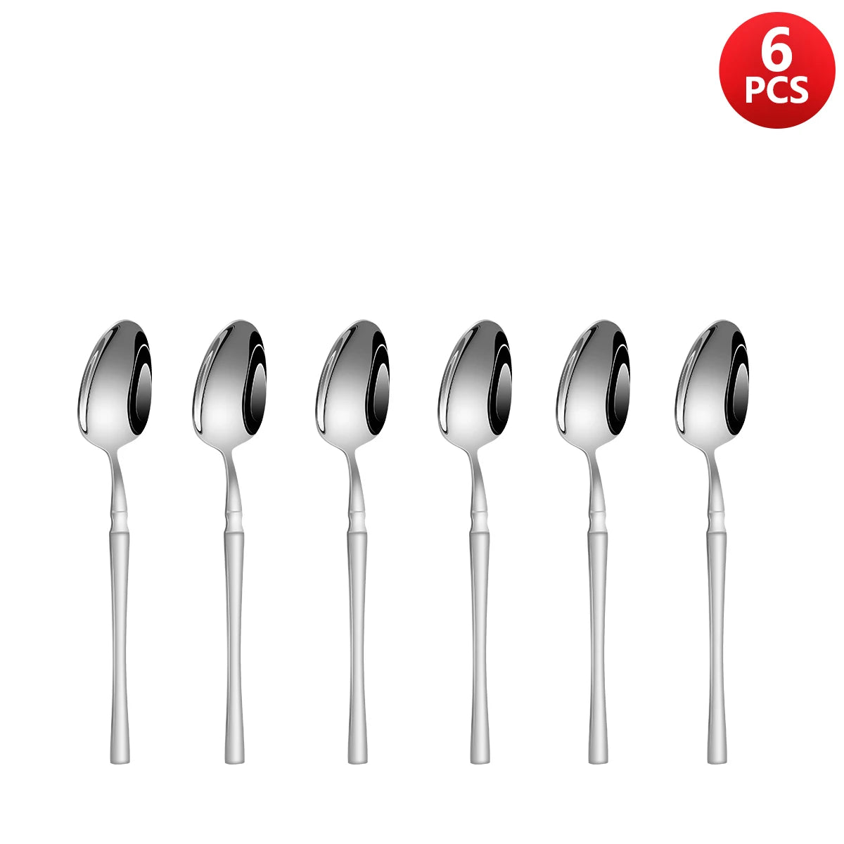 4/6/16/24pcs  Silver stainless steel cutlery - STEEL