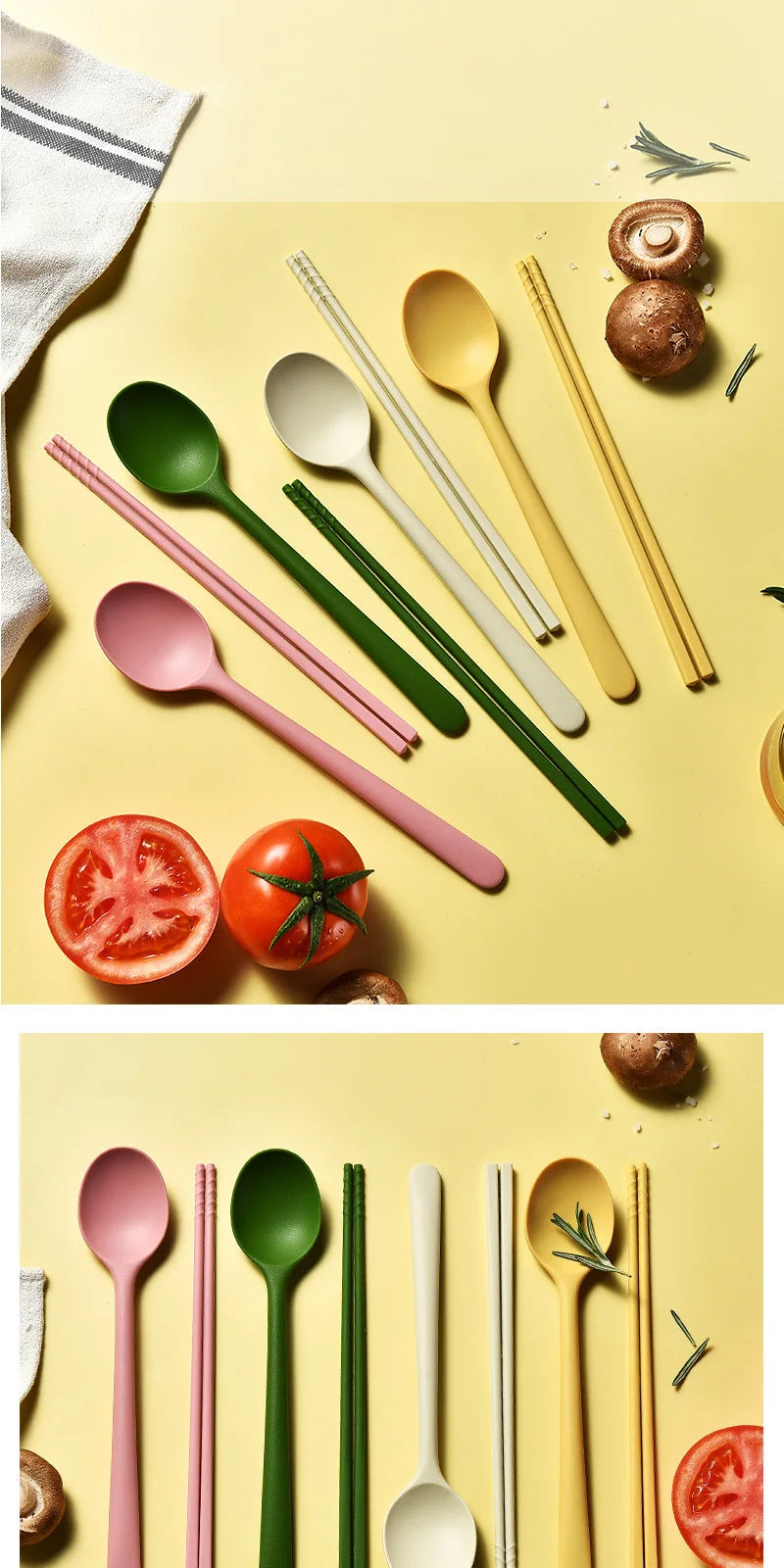 2/8Pcs Silicone Flatware Cutlery Set - CUCCI