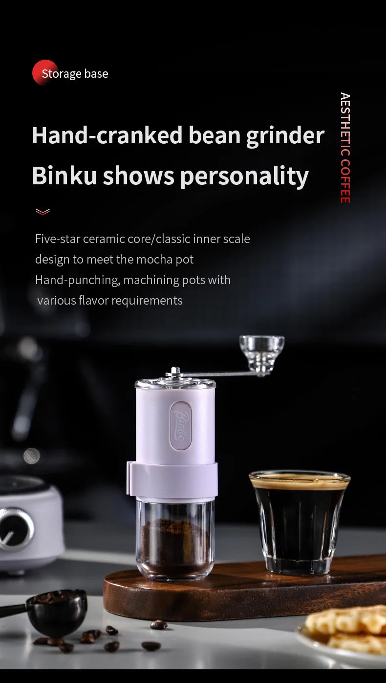 Stylish Moka Pot - WHITE BLACK PURPLE