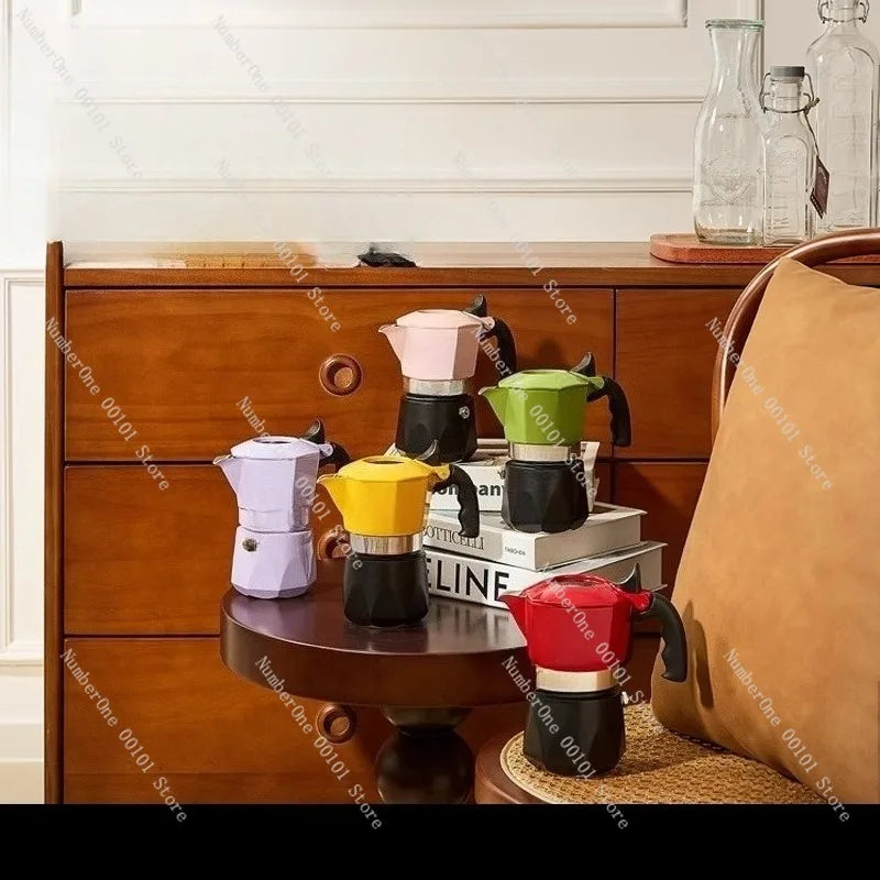 Colored Coffee Moka Pot - RAINBOW
