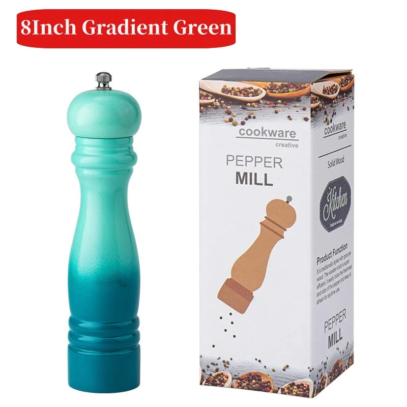 Gradient Colored Salt Pepper Grinder Set Spice Shaker - SFUMATO