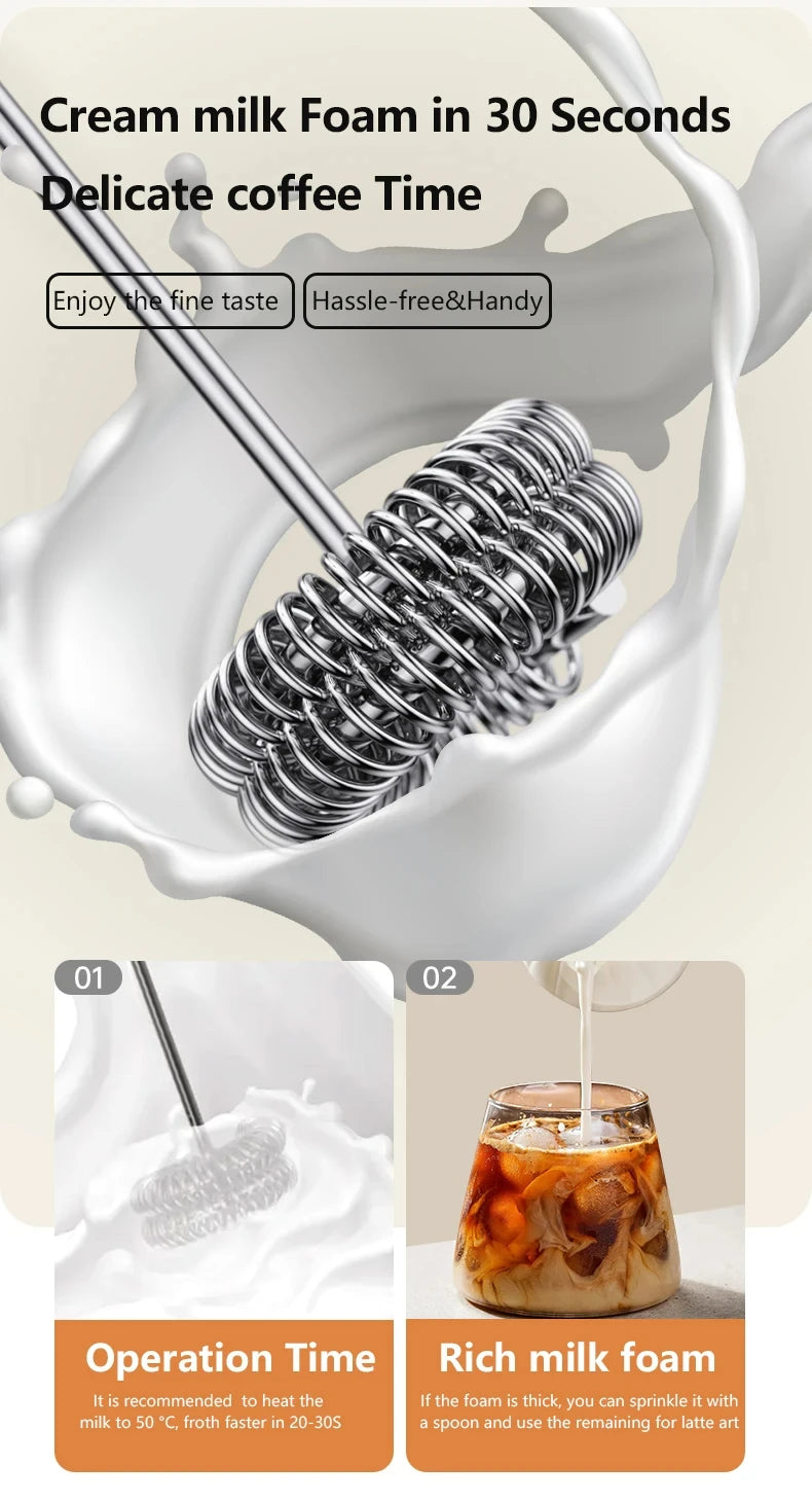 Mule Electric Milk Frother Mini Whisk - HANDHELD WHISK