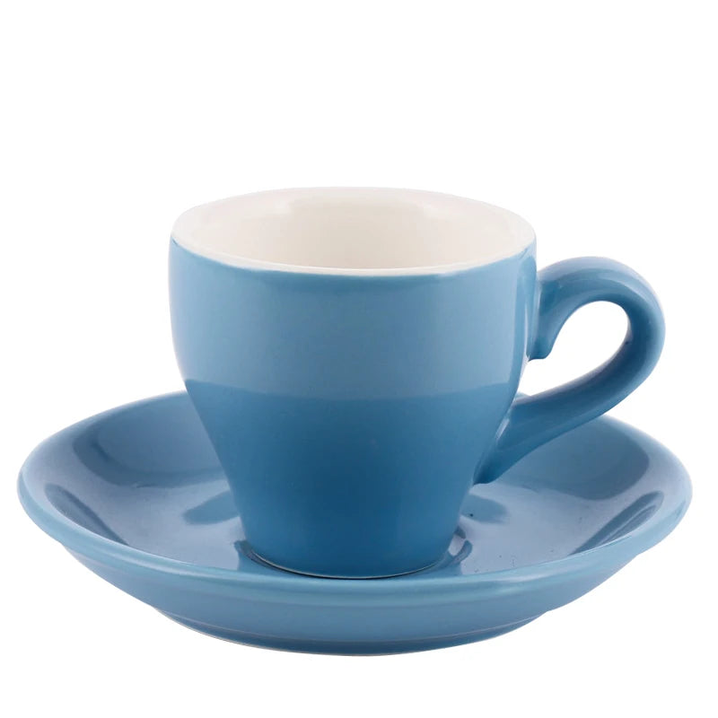 Espresso Cup And Saucer Ceramic - MACARON