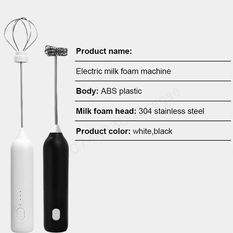 Electric Milk Frother Rechargeable  - MINI MULE