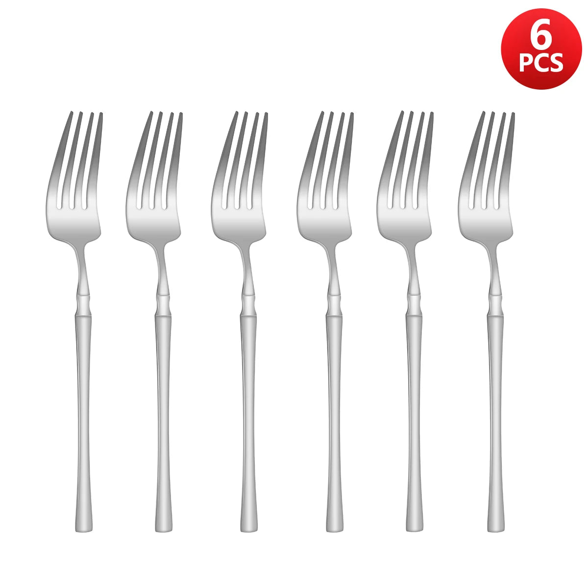 4/6/16/24pcs  Silver stainless steel cutlery - STEEL