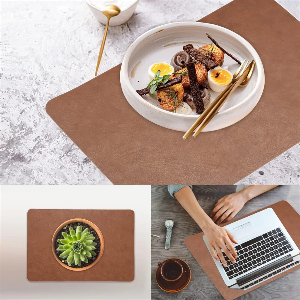 Faux Leather Placemats Set - CUOIO