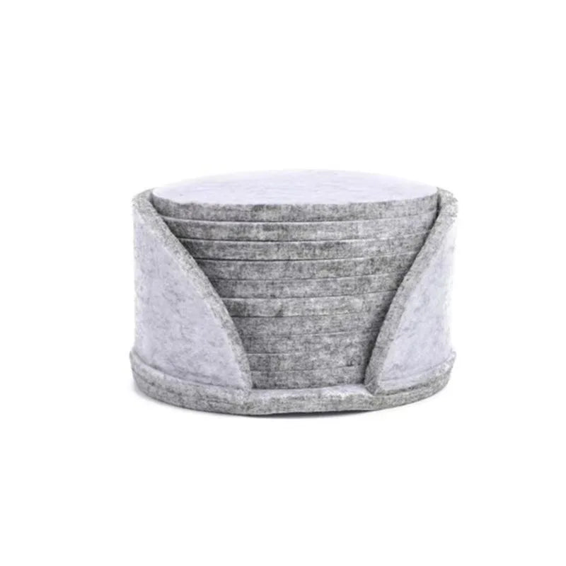 11pcs Round Felt Coaster - TONDO
