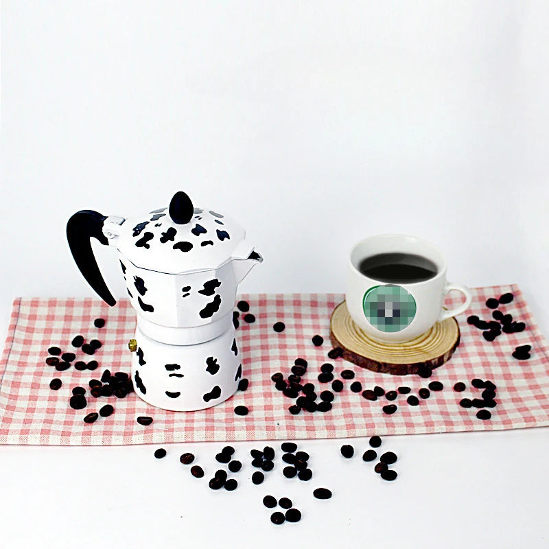 Cow Patterned Moka Pot - MOOO