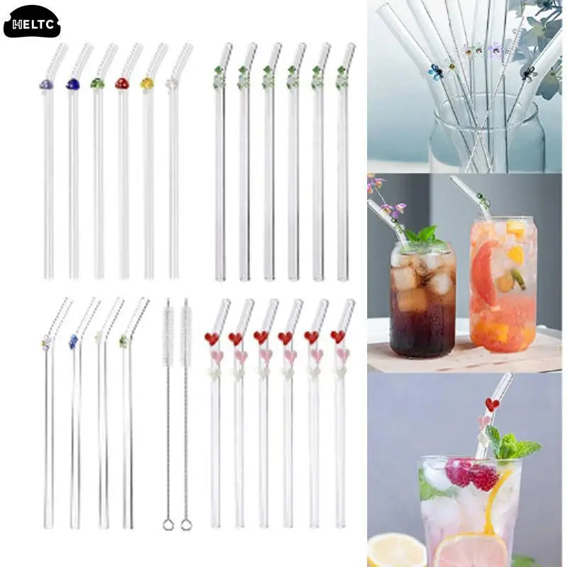 Cute Borosilicate Glass Drinking Straw - PICCI