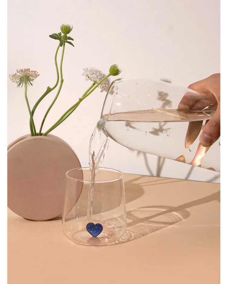 Designer 3D Heart Tumbler glass - CUORE