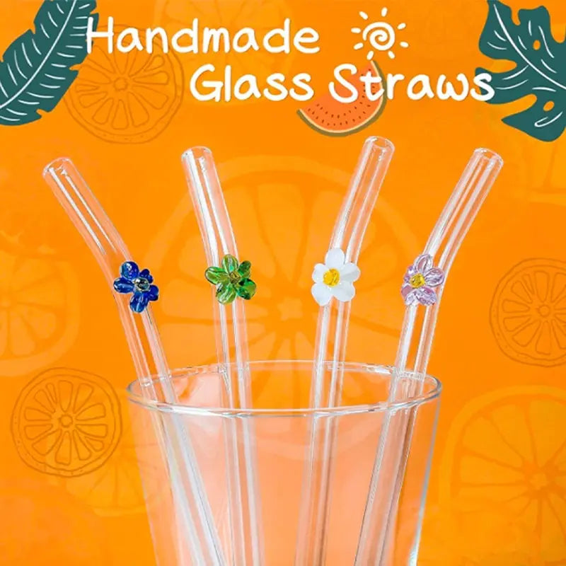 Cute Borosilicate Glass Drinking Straw - PICCI
