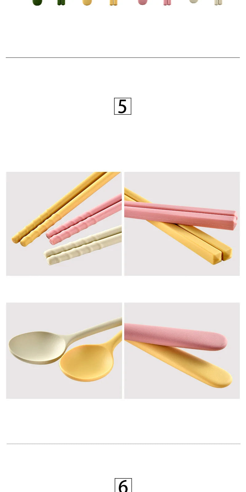 2/8Pcs Silicone Flatware Cutlery Set - CUCCI