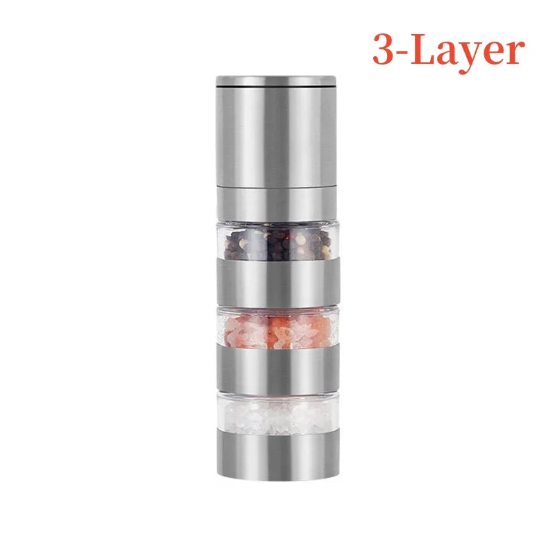 Multi-layer Stacked Pepper Mill - STEEL