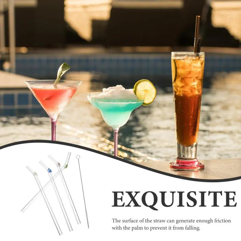 Cute Borosilicate Glass Drinking Straw - PICCI