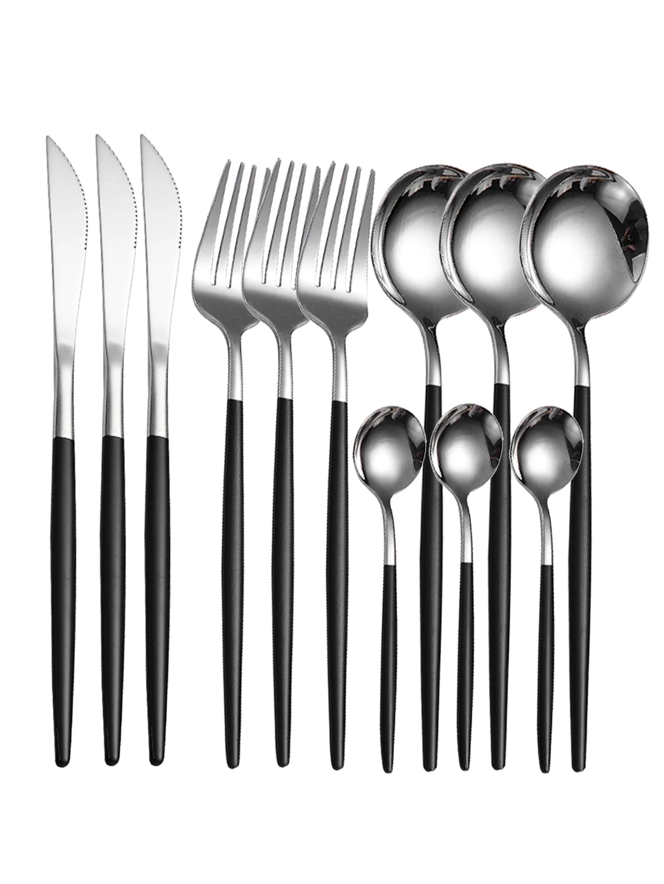 12pc Thin stainless steel cutlery set - PORTUGAL