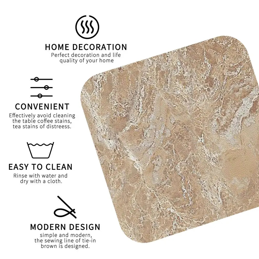Cream Beige Sand Stone Coasters - SABBIA