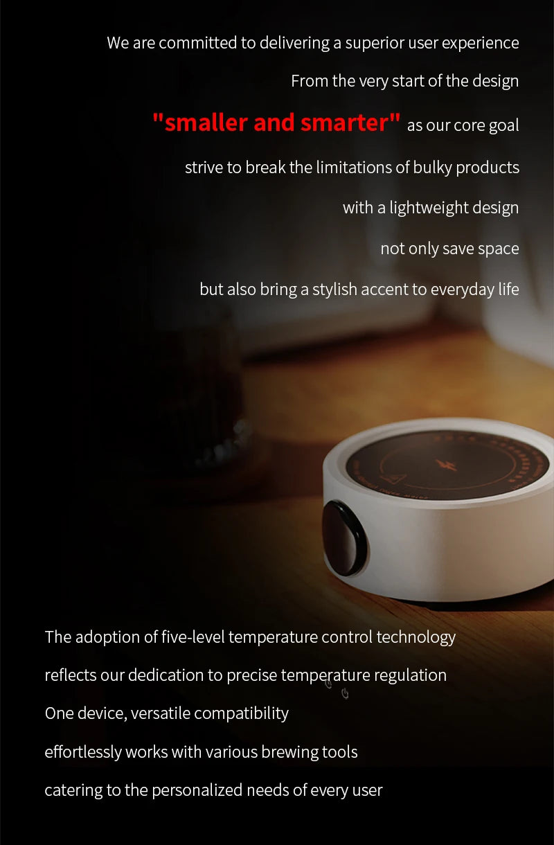 Mini Electric Coffee moka - WHITE