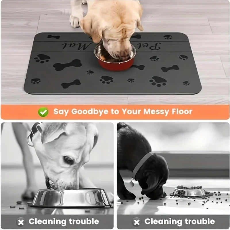 Waterproof Absorbent Pet Feeding Mat - DRY