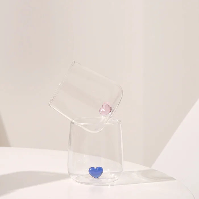 Designer 3D Heart Tumbler glass - CUORE