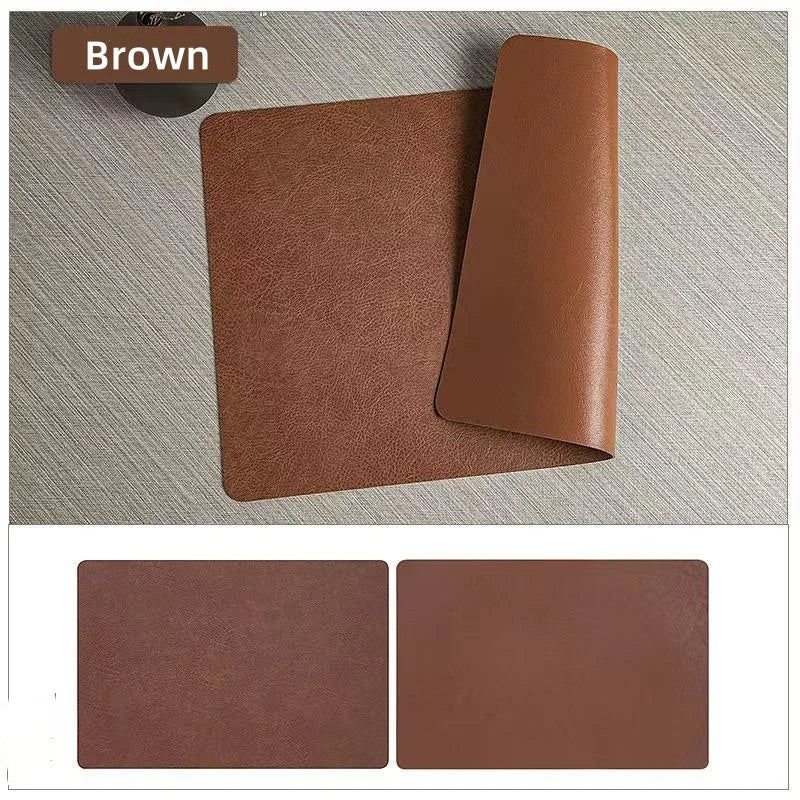 Faux Leather Placemats Set - CUOIO