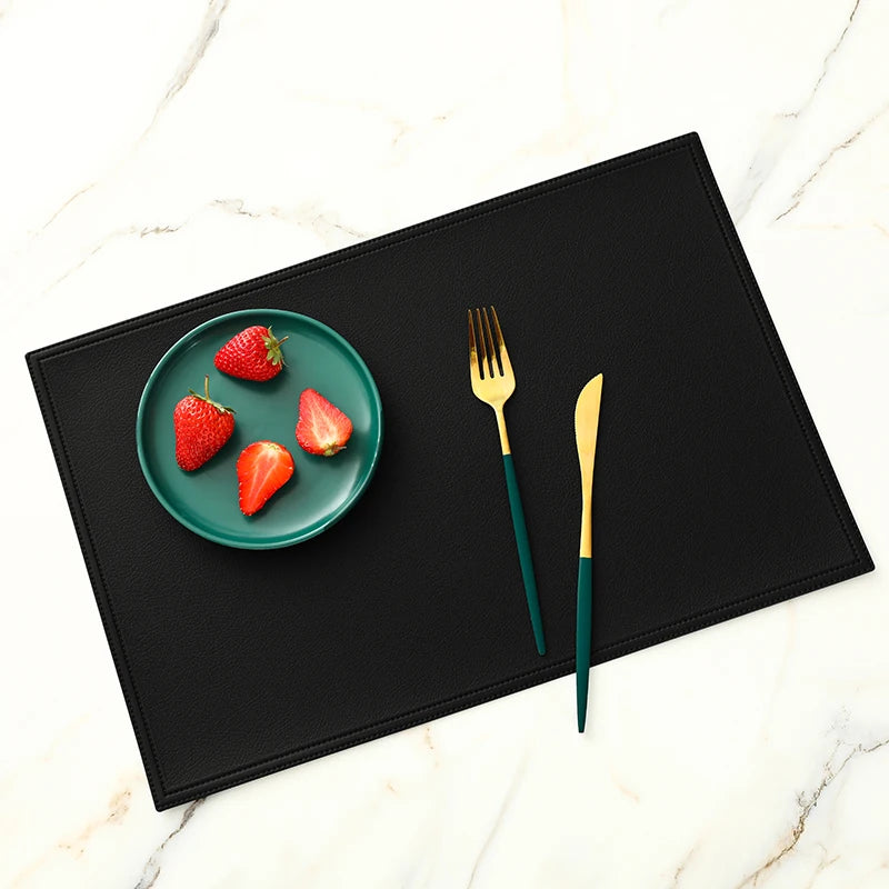 Faux Leather Placemat Waterproof Heat-insulating - COLORI