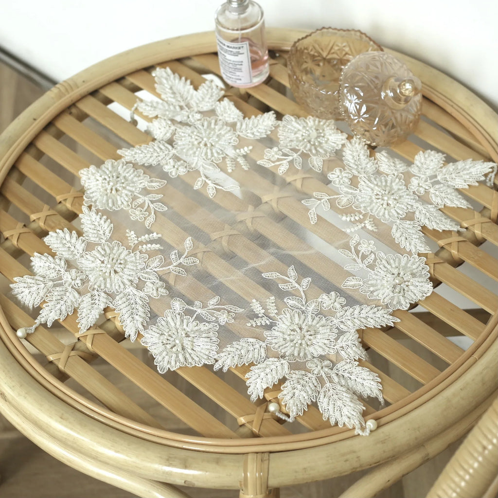 High Quality Lace Embroidery Placemat - PIZZO