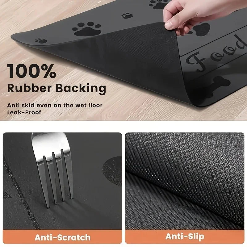 Waterproof Absorbent Pet Feeding Mat - DRY