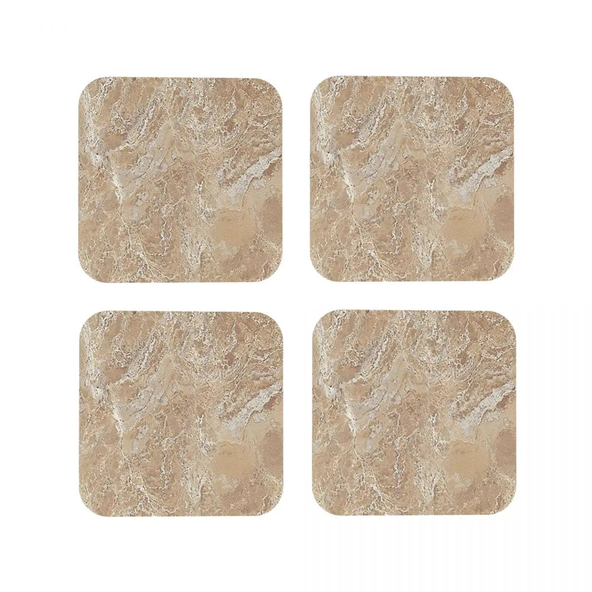 Cream Beige Sand Stone Coasters - SABBIA