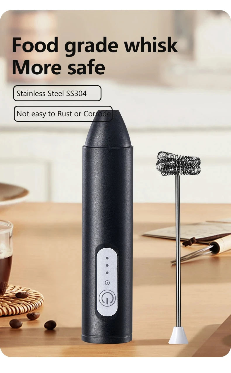Mule Electric Milk Frother Mini Whisk - HANDHELD WHISK