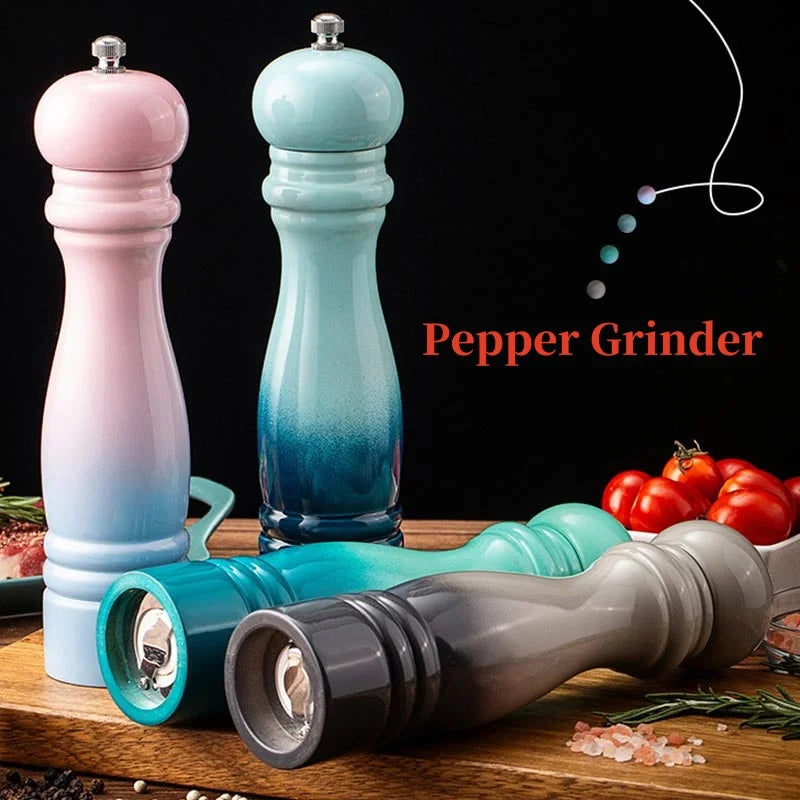 Gradient Colored Salt Pepper Grinder Set Spice Shaker - SFUMATO