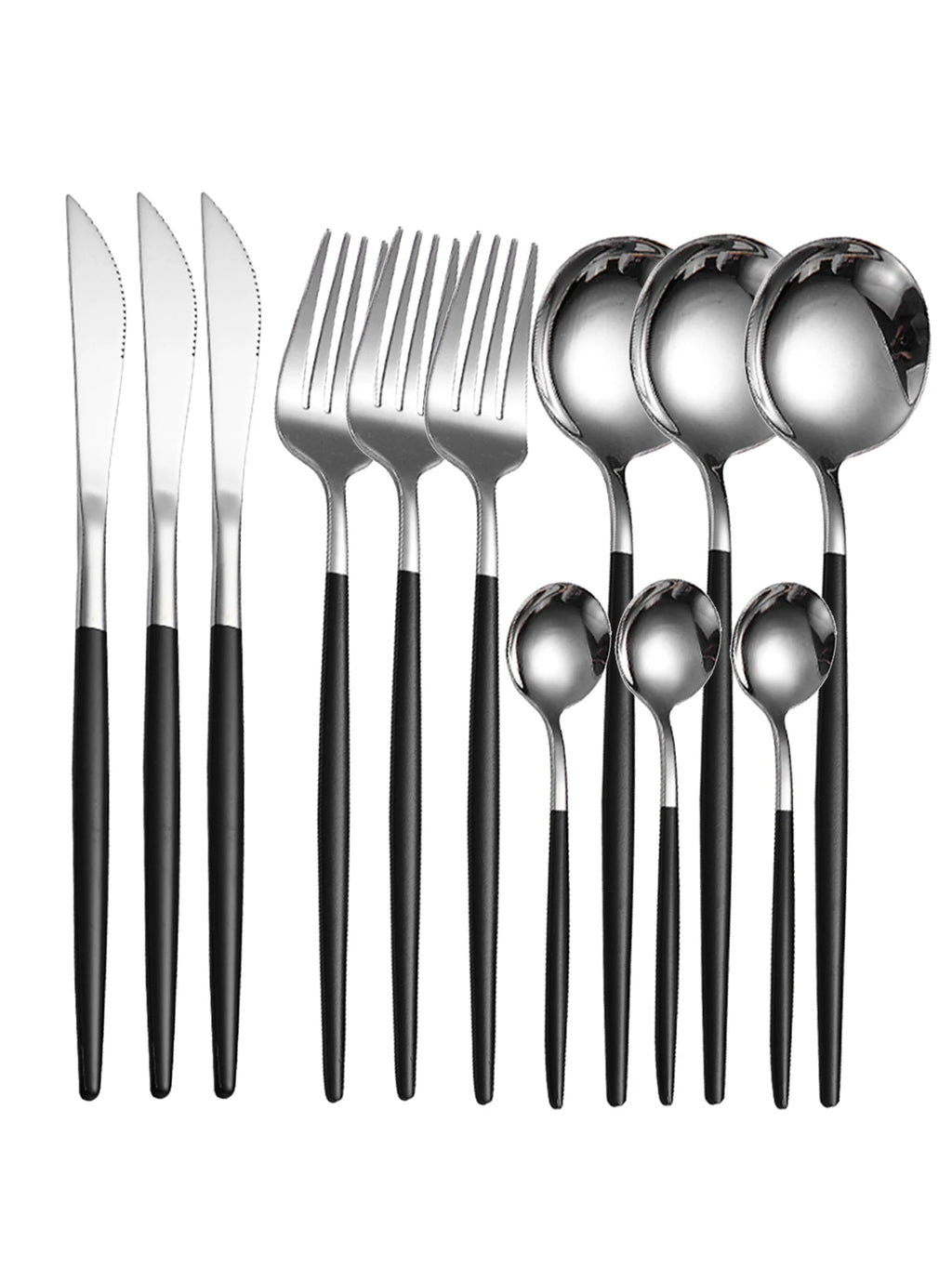 12pc Thin stainless steel cutlery set - PORTUGAL