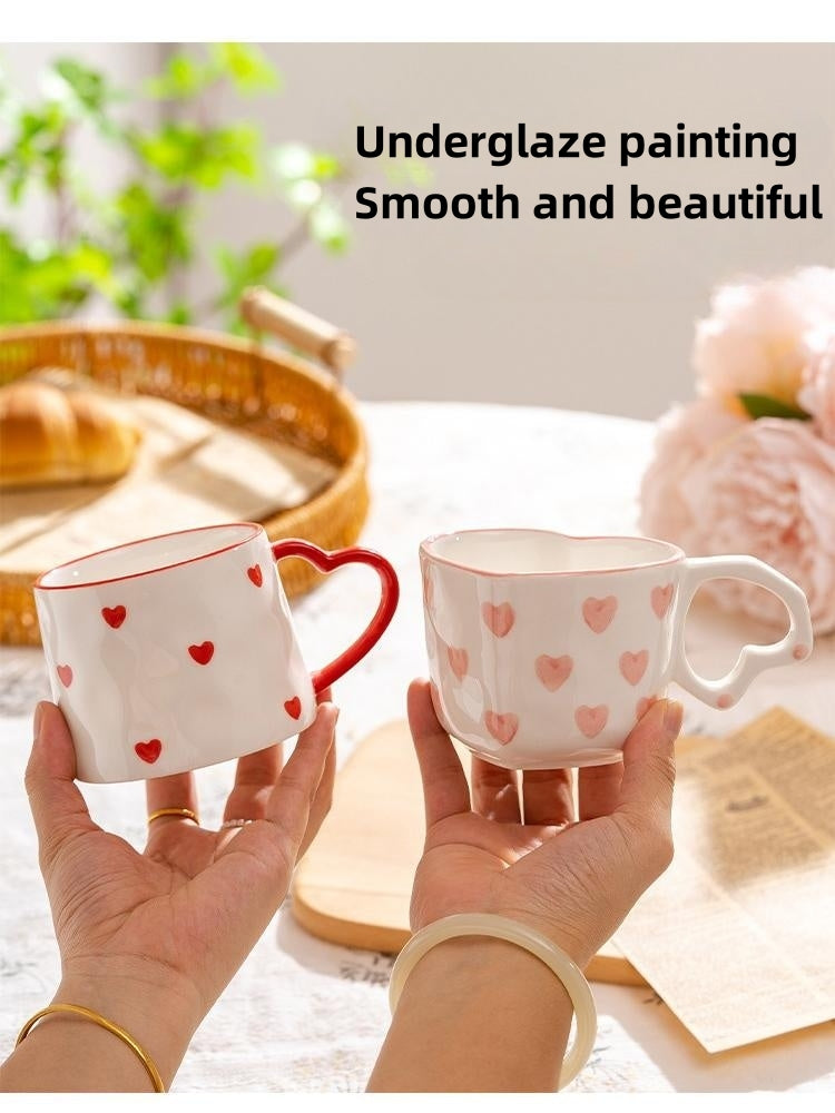 Hand Painted Love Mug - ROMANTIC