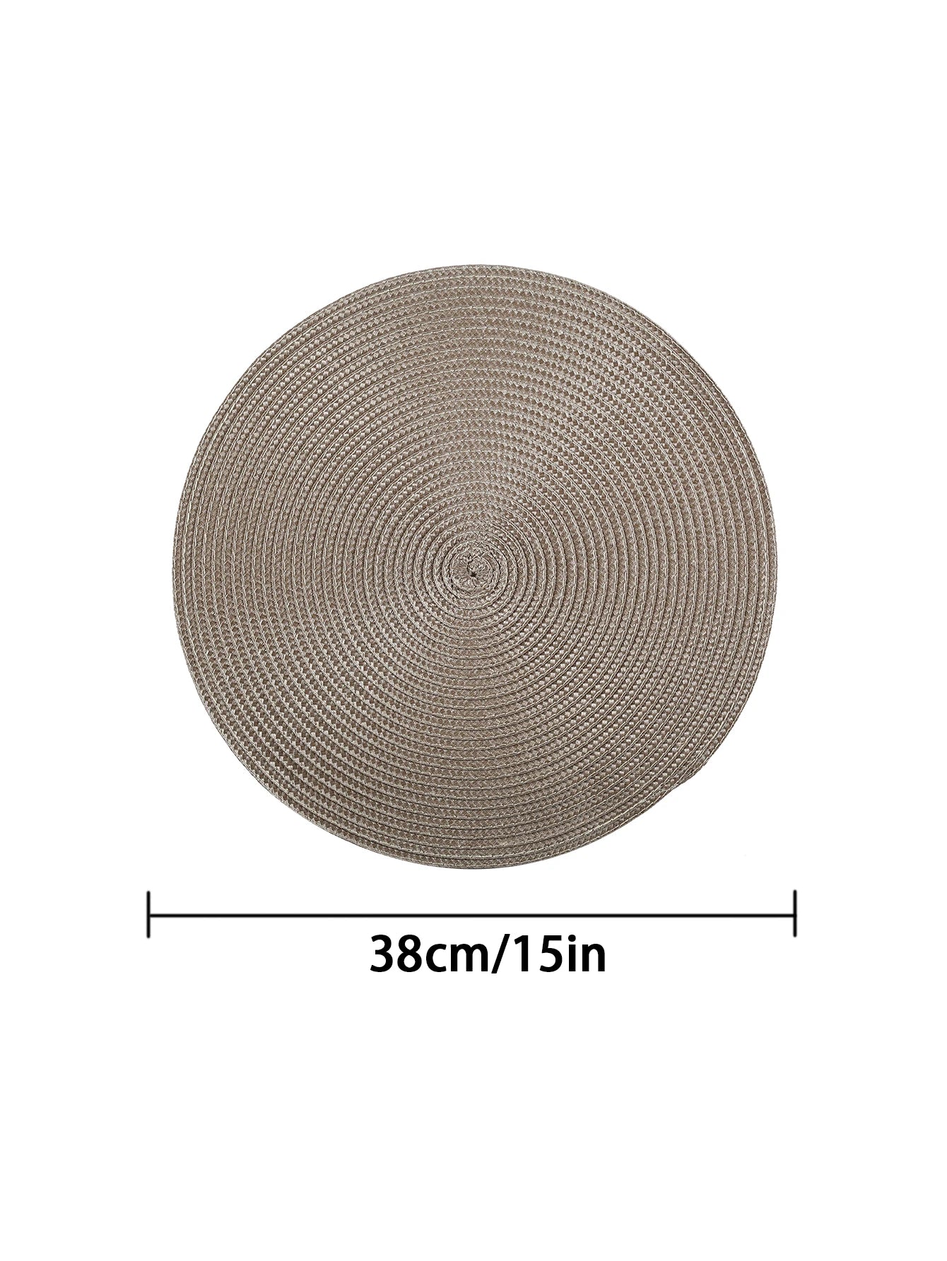 Round Braided Placemats Set of 4 Washable - COLORII