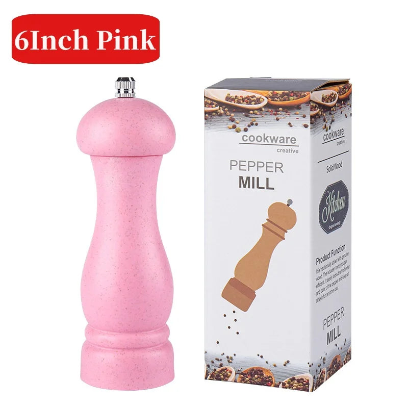 Gradient Colored Salt Pepper Grinder Set Spice Shaker - SFUMATO