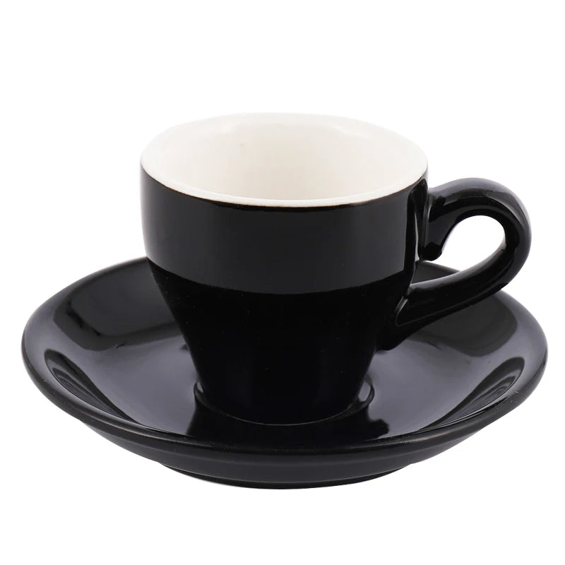 Espresso Cup And Saucer Ceramic - MACARON