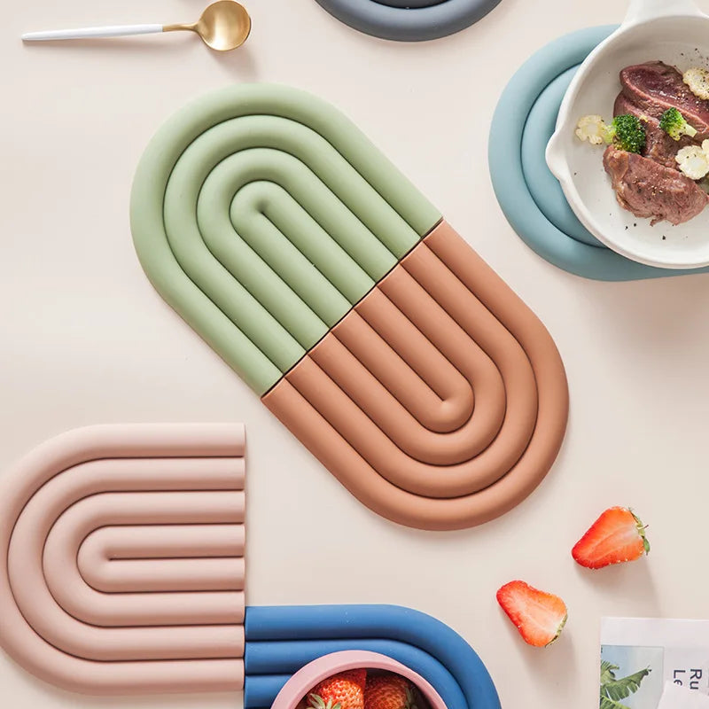 Silicone Table Mat Coaster - COLORS