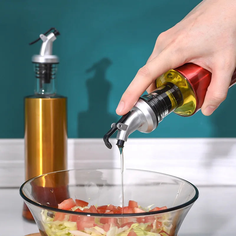 Stainless Steel Oil Bottle No-drip - DISPENSA