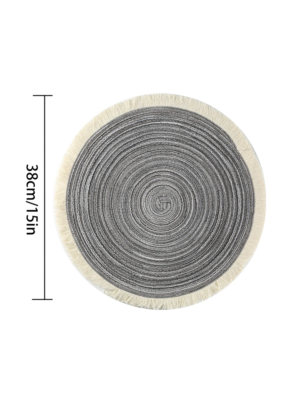 Set of 4 Fringe Woven Placemats - FRANGIA