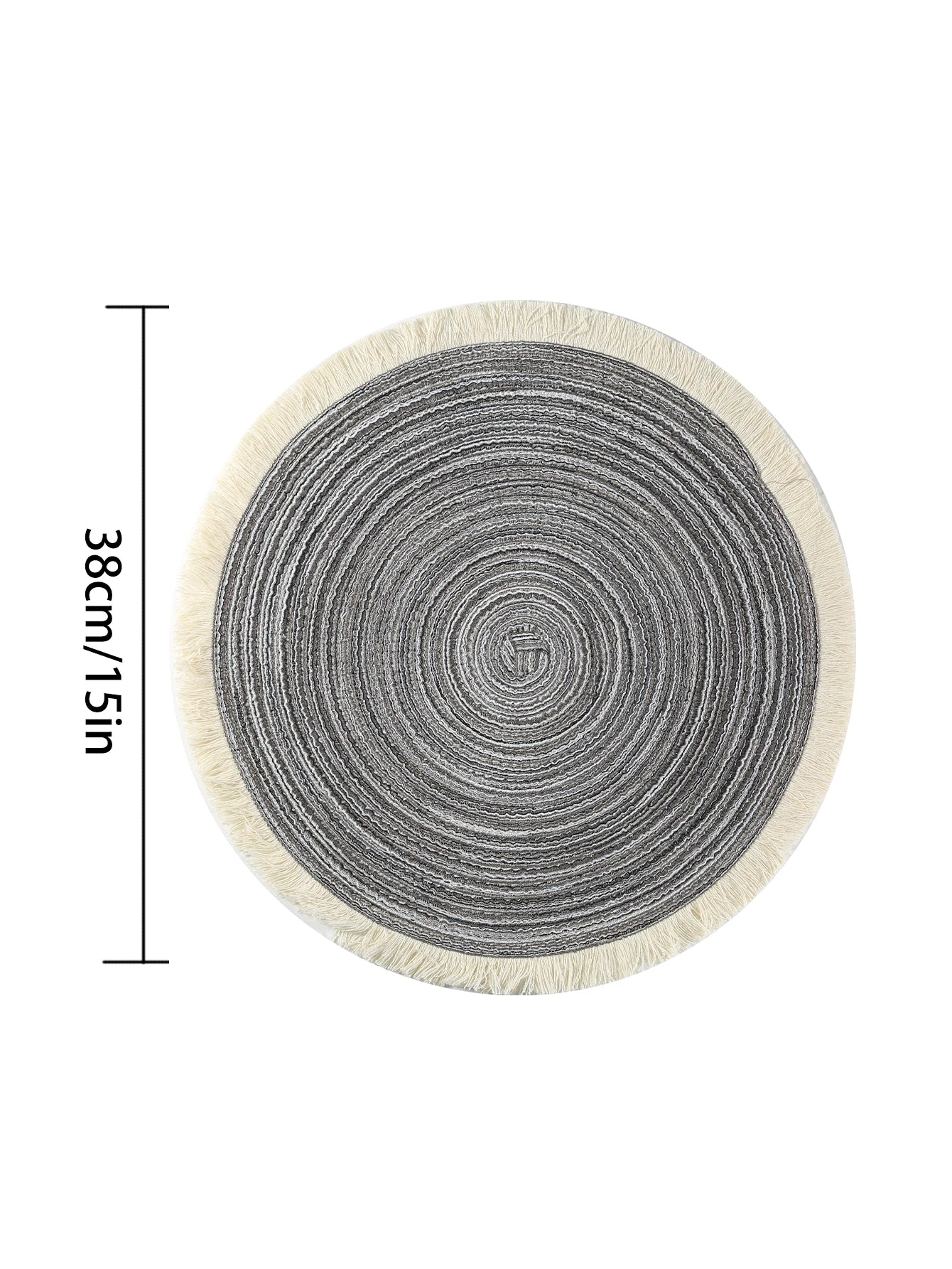 Set of 4 Fringe Woven Placemats - FRANGIA
