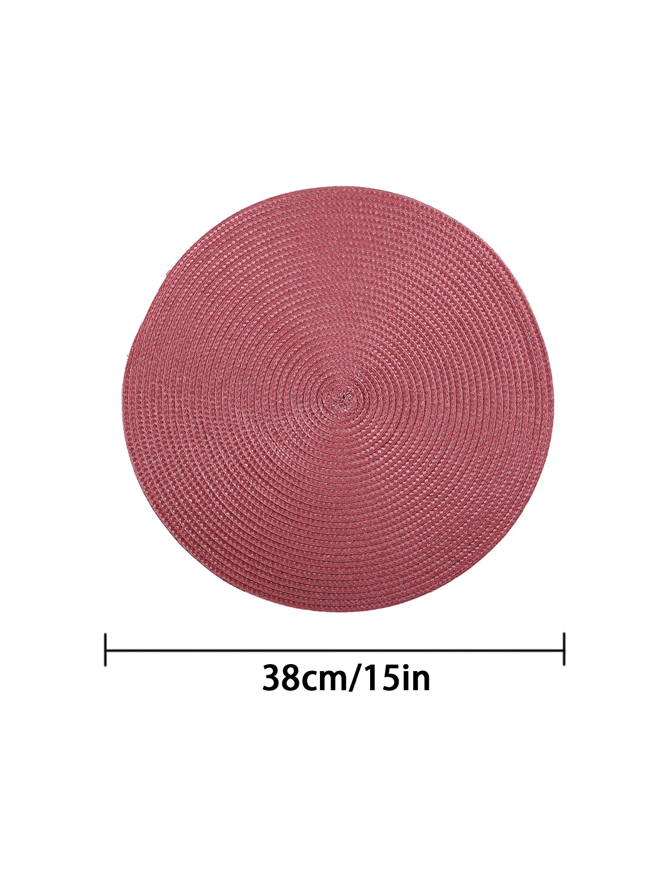 Round Braided Placemats Set of 4 Washable - COLORII
