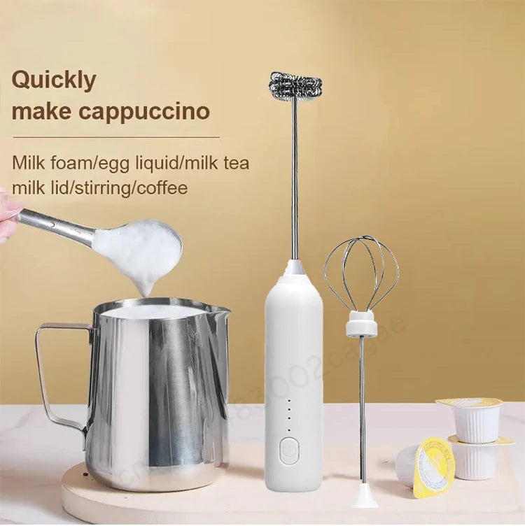 Electric Milk Frother Rechargeable  - MINI MULE