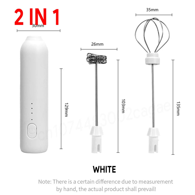 Electric Milk Frother Rechargeable  - MINI MULE