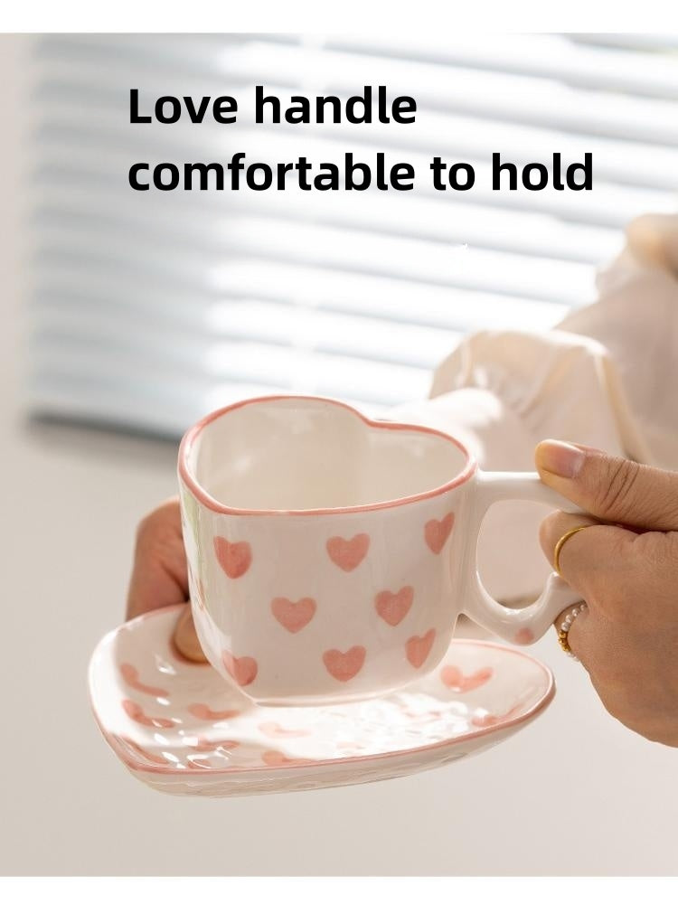 Hand Painted Love Mug - ROMANTIC